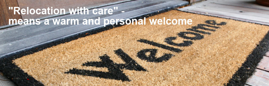 Relocation with care - means a warm and personal welcome